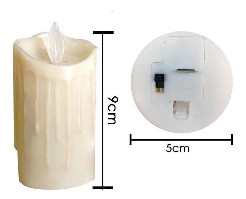 VELA ARTIFICIAL 9CM